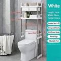 Freestanding Over-the-Toilet Storage Shelf, Bathroom Gap Organizer Rack, Space-Saving Bathroom Storage for Beside Vanity & Toilet